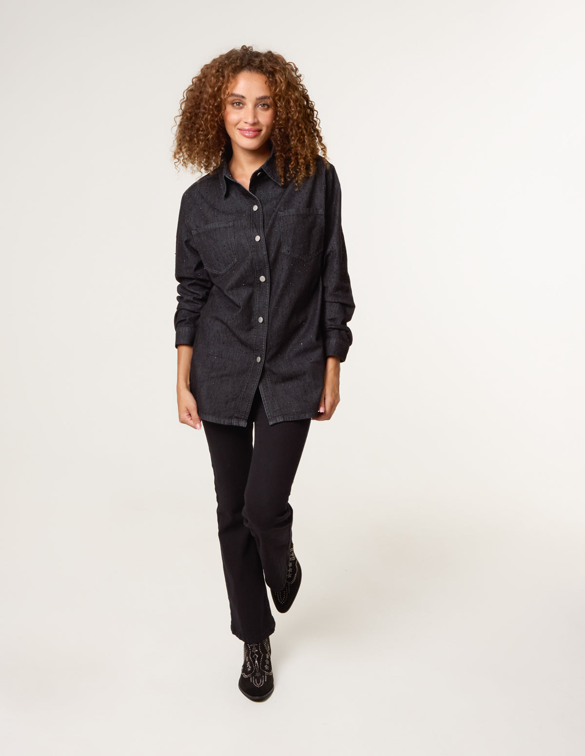 Long Sleeved Denim Shirt