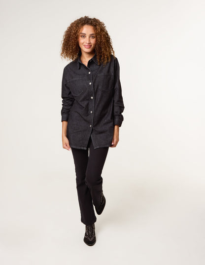 Long Sleeved Denim Shirt