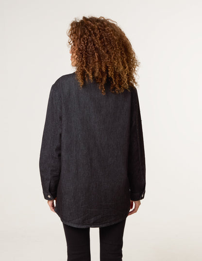 Long Sleeved Denim Shirt