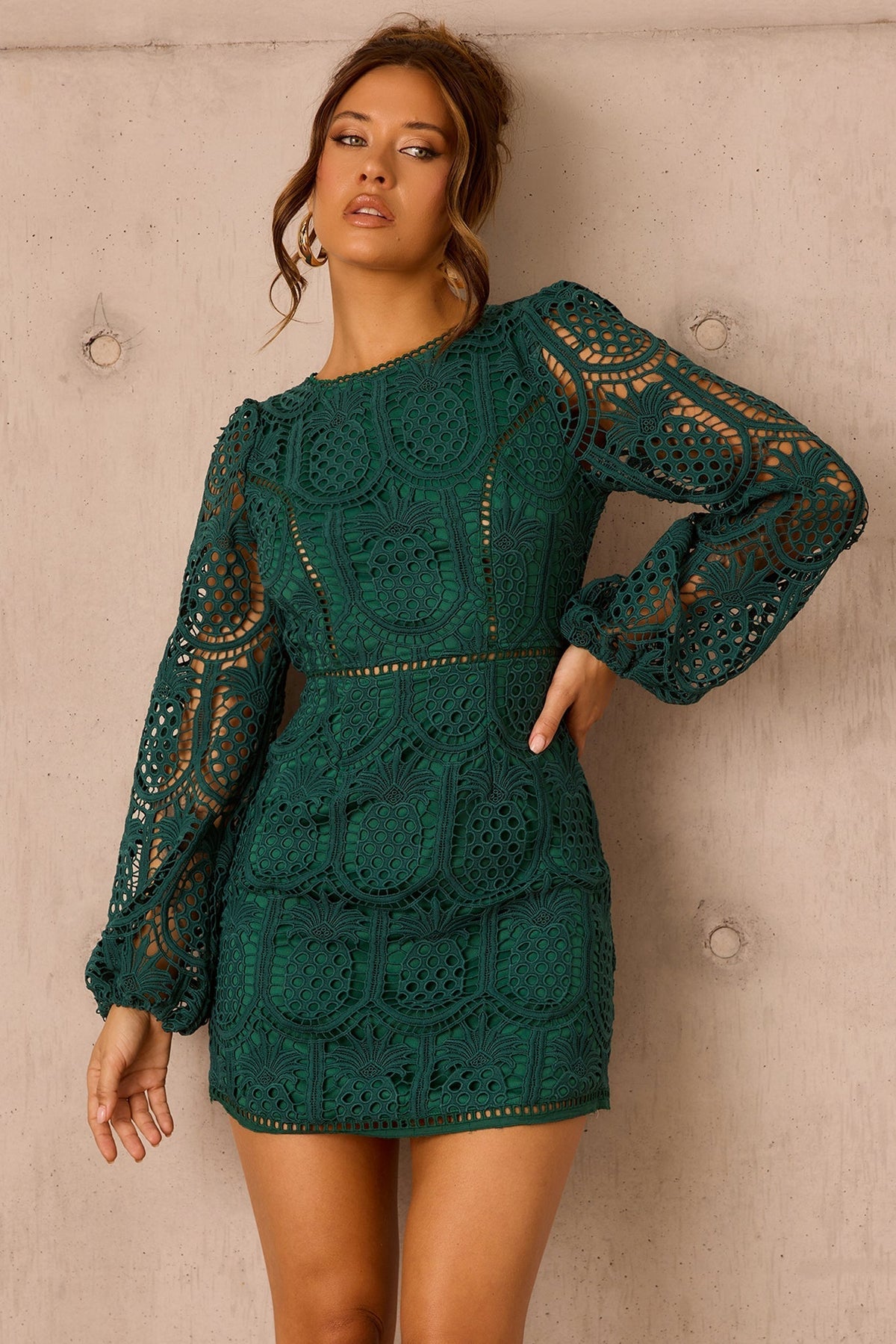 Take Me To The Tropics Dress - Forest Green
